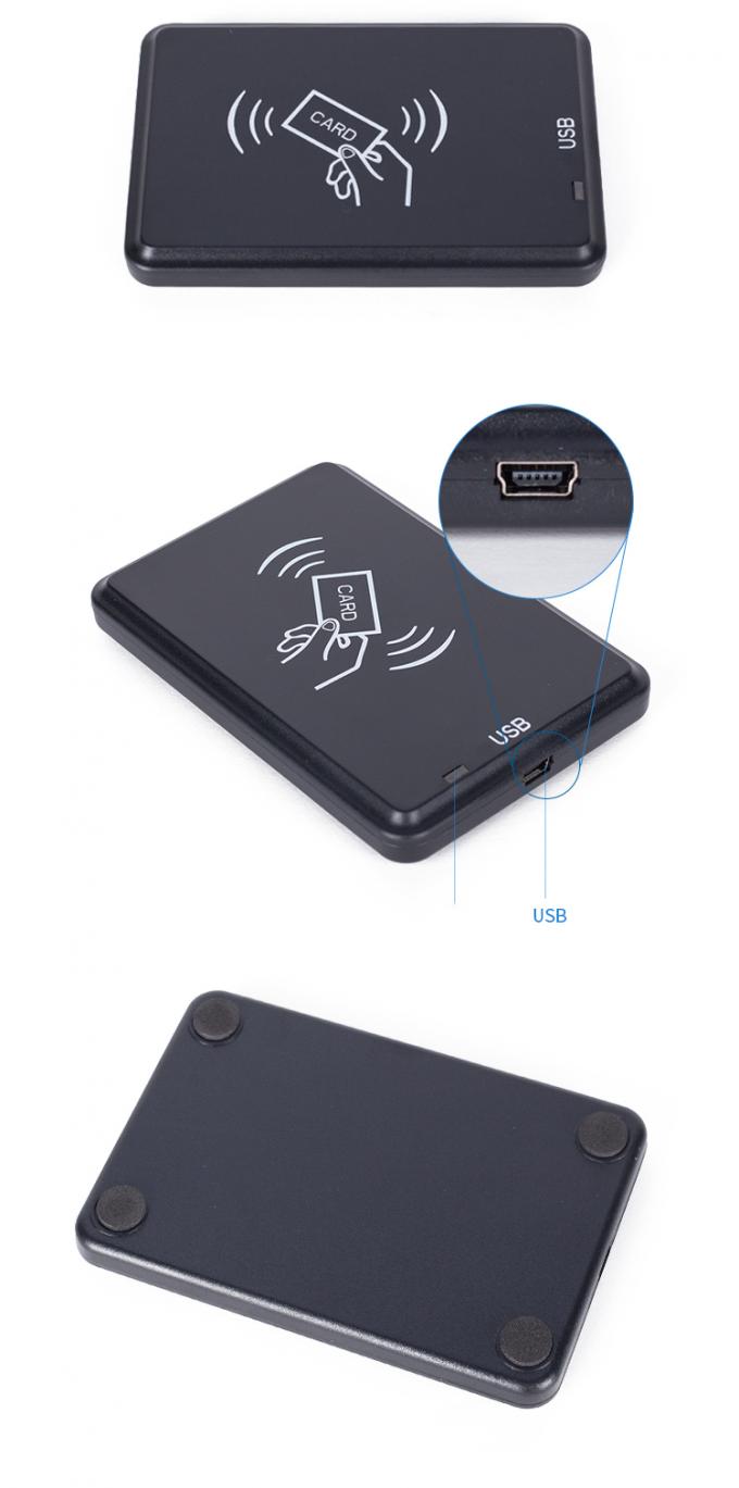 HF 13.56MHz ISO15693 Desktop NFC RFID Card Reader Writer Usb Power Supply