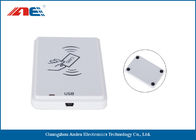 White NFC Card Contactless Reader , Anti - Collision ICODE SLIX NFC Reader And Writer