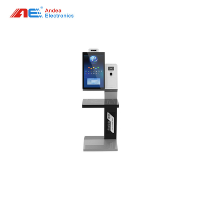 21.5 Inch Interactive Self Service Kiosk Automatic Touch Screen Kiosk Self Borrow And Ruturn Machine For Library