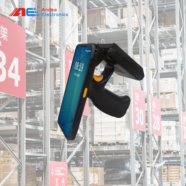 Storage Scanning Inventory RFID Handheld Terminal Supports Multiple Communications And Barcode And QR Code Scanner