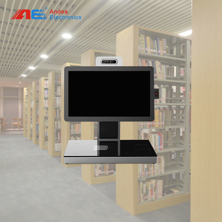13.56MHz Frequency Library RFID Reader Book Self - Service Check - In Check - Out Kiosk Machine