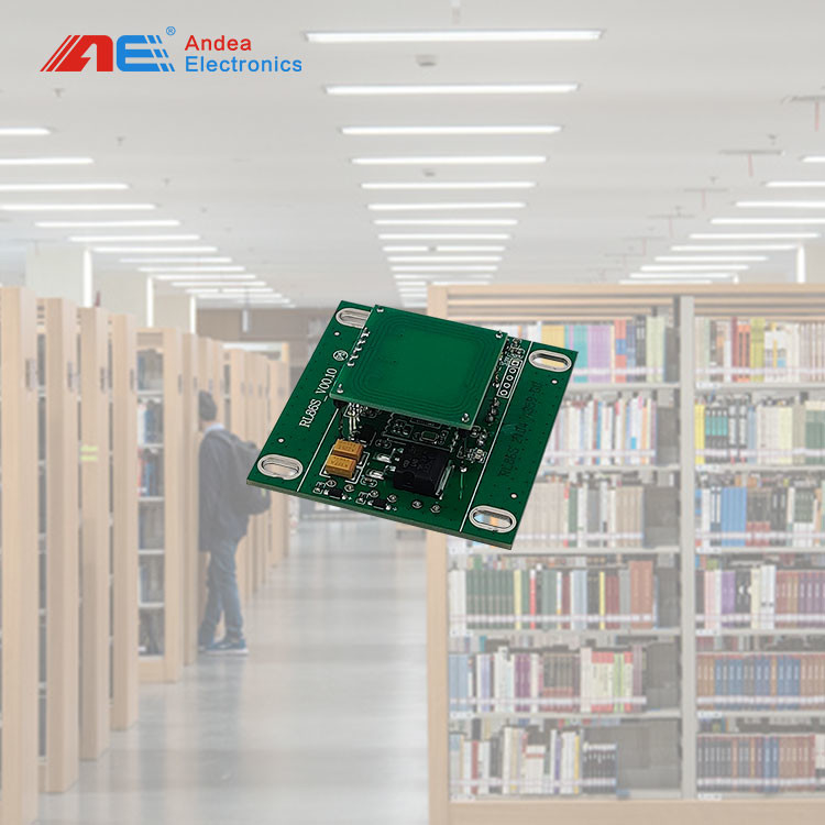 RFID Self Service Kiosk Library Card Reader RS232 DC12V Power Supply ISO15693 Protocol For Reader Identification