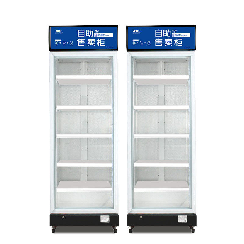 RFID smart fridge vending machine for ready made food, sandwiches salad