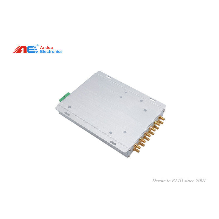 High Frequency High Power RFID Reader With Ethernet , USB , RS232 And RS485 Interface For Chip Management