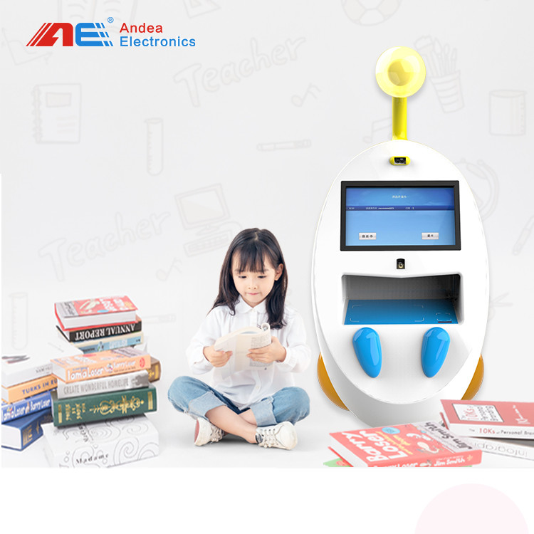 15'' Book Borrow And Return RFID Kiosk Machine With Thermal Printer RFID In Library Self Service Kiosks