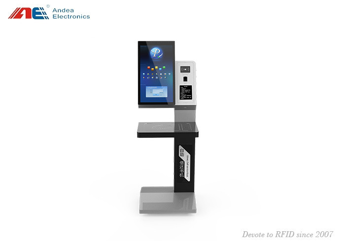 RFID Library Automation Management Books Check In / Out Self Service Kiosk Machine