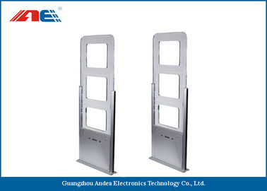 EAS / AFI Alarm RFID Gate Reader For Library Entrance System Aisle Width 90CM